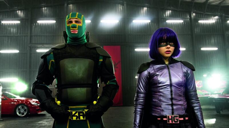 Belle of the ballbreakers: Aaron Taylor-Johnson and Chloë Grace Moretz in Kick-Ass 2