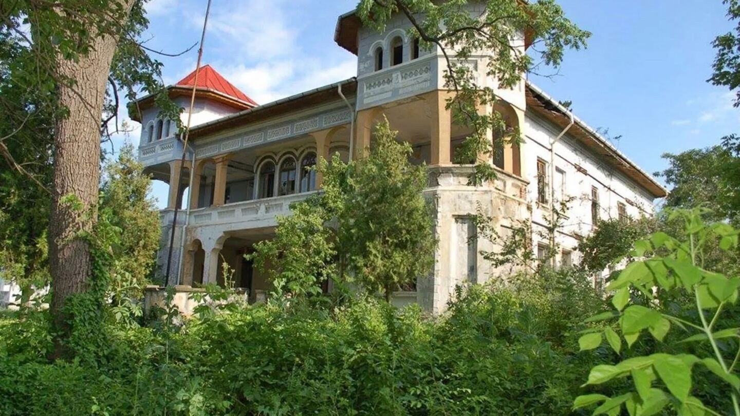 This 20-bedroom estate is in Arges, part of the Transylvanian Alps in southern Romania.