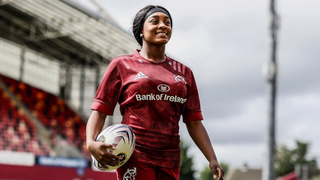 Munster’s Chisom Ugwueru. Photograph: Dan Sheridan/Inpho