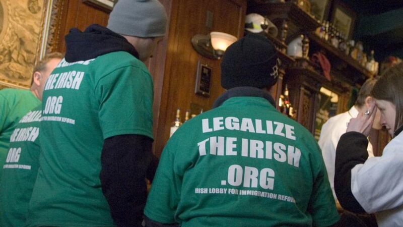Fighting Irish: campaigners after a protest in the US in 2007. Photograph: Douglas Graham/Roll Call/Getty