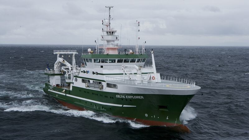 The RV Celtic Explorer. Photograph: David Branigan/Oceansport