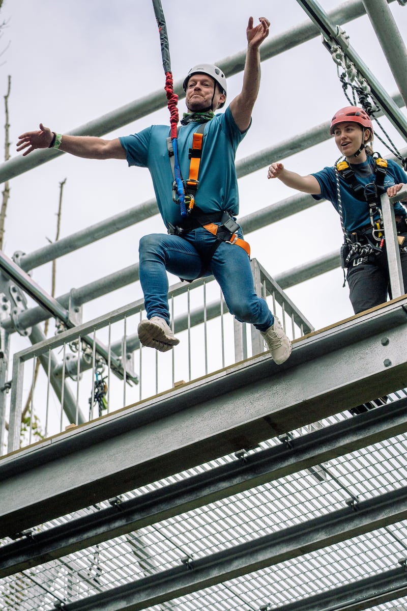 The Quarry drop at Westport Adventure Park in Co Mayo