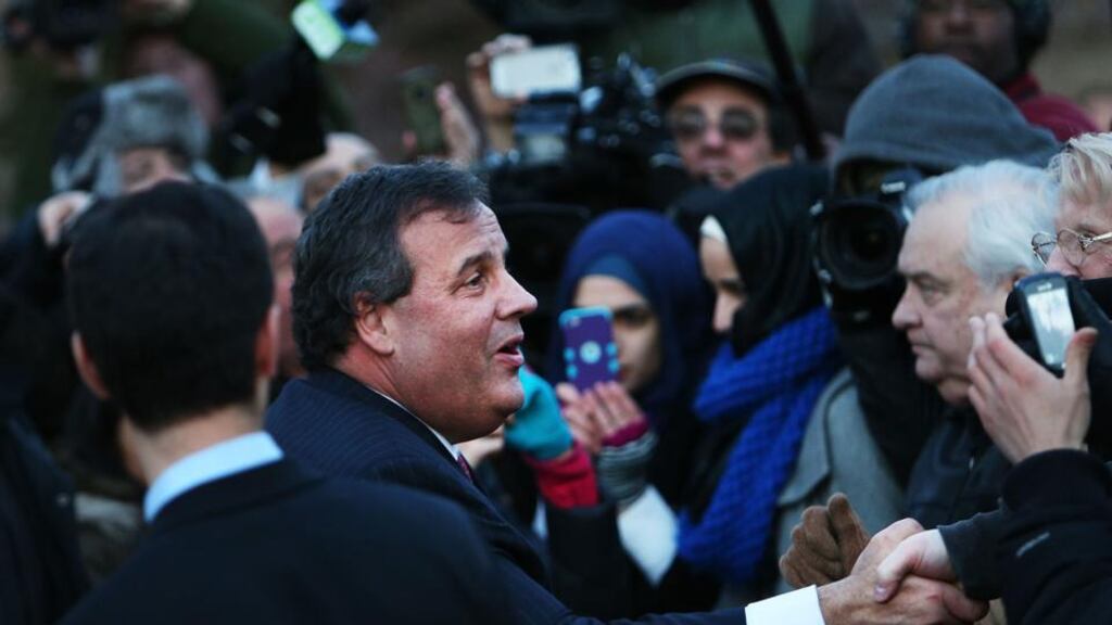 New Jersey governer Chris Christie: facing questions about a marketing contract awarded to a firm that charged $2 million more than a comparable bid. Photograph: Spencer Platt/Getty Images