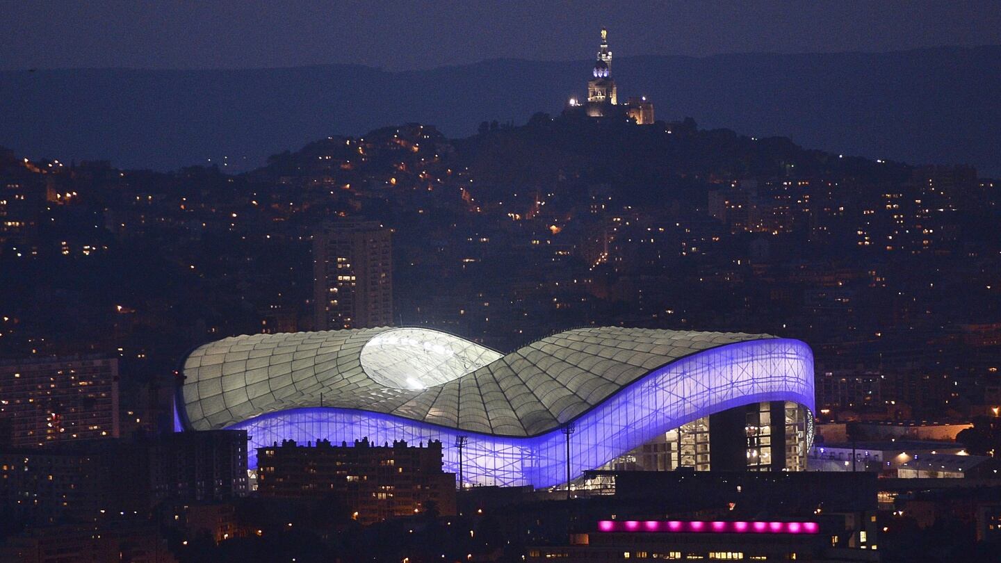 Marseille: The new Stade Velodrome looks a little like Dublin’s Aviva stadium thanks to its distinctive roof, but the €267 million venue is somewhat bigger with 67,000 seats. The cycling track is long gone and the supporters are right up beside the action in what will be one of the key venues of these championships.