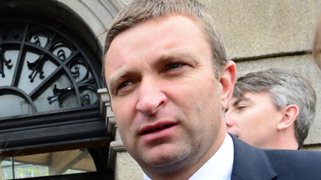 Fianna Fáil justice spokesman Niall Collins who said today that it was a mistake to send a letter to a court in relation to a case.