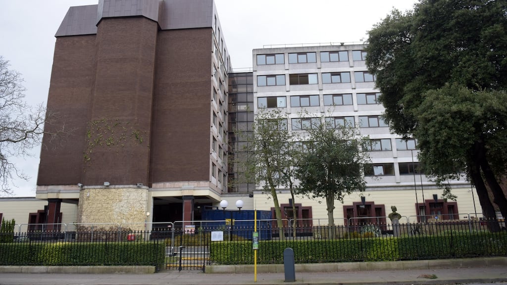 The Berkeley Court Hotel,  or Clyde Court, on Lansdowne Road, Dublin, which  closed  on January 1st. Demolition on the building is expected to begin towards the second half   of this month. Photograph: Bryan Meade