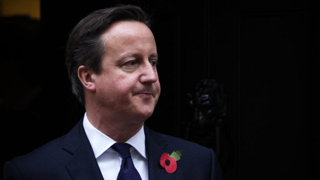 British prime minister David Cameron: confirmed yesterday there will be a House of Commons vote on an opt-back in to the European arrest warrant within the next three weeks. Photograph: Carl Court/Getty Images