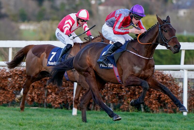 Charlie Mullins riding Fascile Mode win at Leopardstown during the Christmas festival. Photograph: Alan Crowhurst/Getty Images