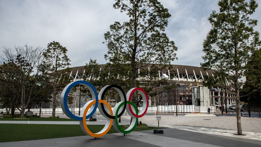 The Olympic Stadium in Tokyo is due to host this year’s Games in July. Photograph: Carl Court/Getty Images
