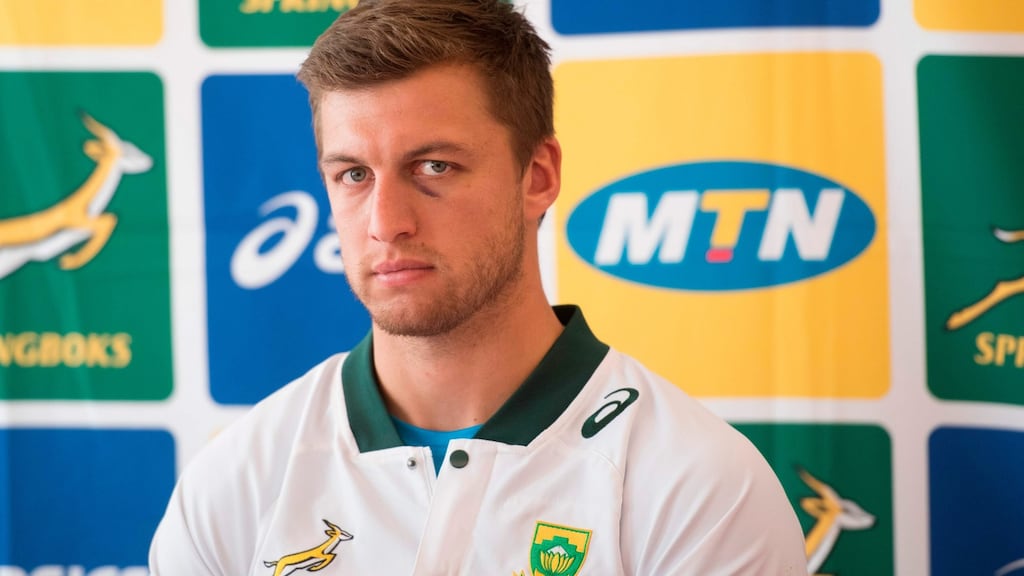 South African flyhalf Handre Pollard: I’ve always been a leader. It’s something you have or you don’t.” Photograph: Martin Bureau/AFP/Getty Images