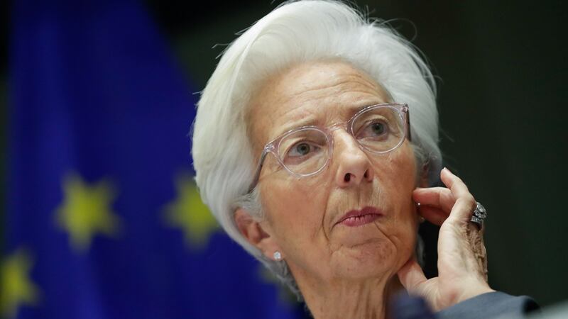 European Central Bank president Christine Lagarde has inherited a divided governing council. Photograph: EPA