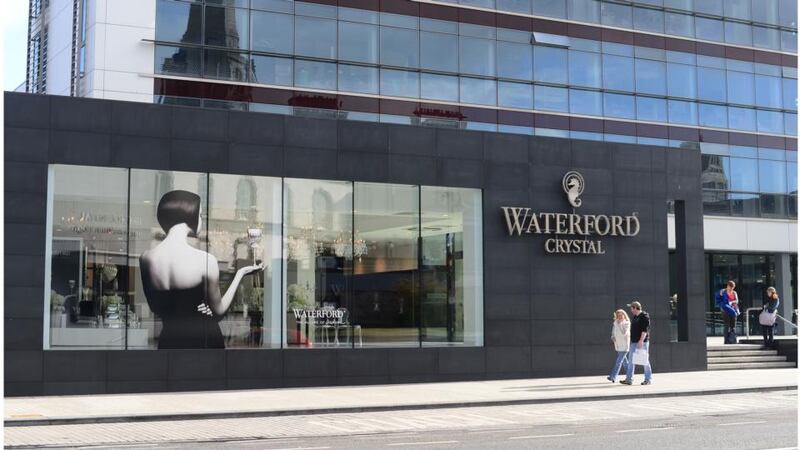 Waterford Crystal building. Photograph: Bryan O’Brien