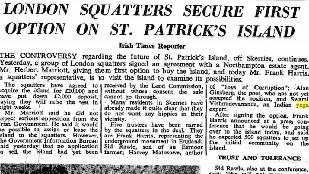 Report in The Irish Times