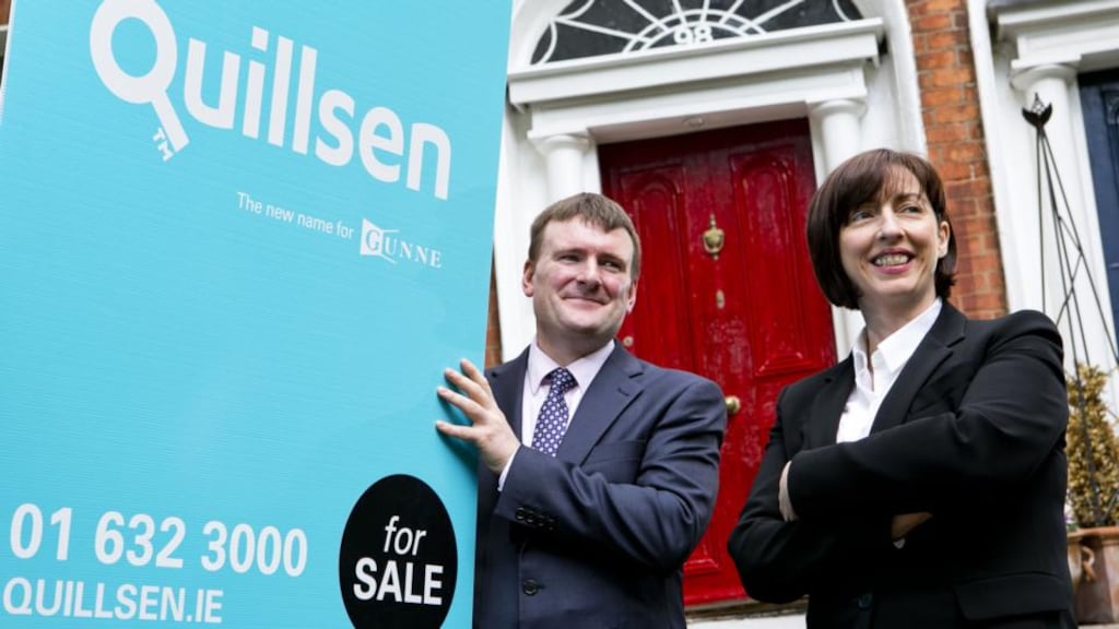 Peter Fahey and Marian McQuillan of Quillsen, the new name for Gunne Estate Agents