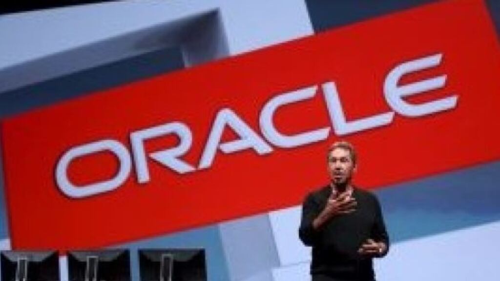 Larry Ellison, chairman and co-founder of Oracle, which employs more than 1,400 people in Ireland