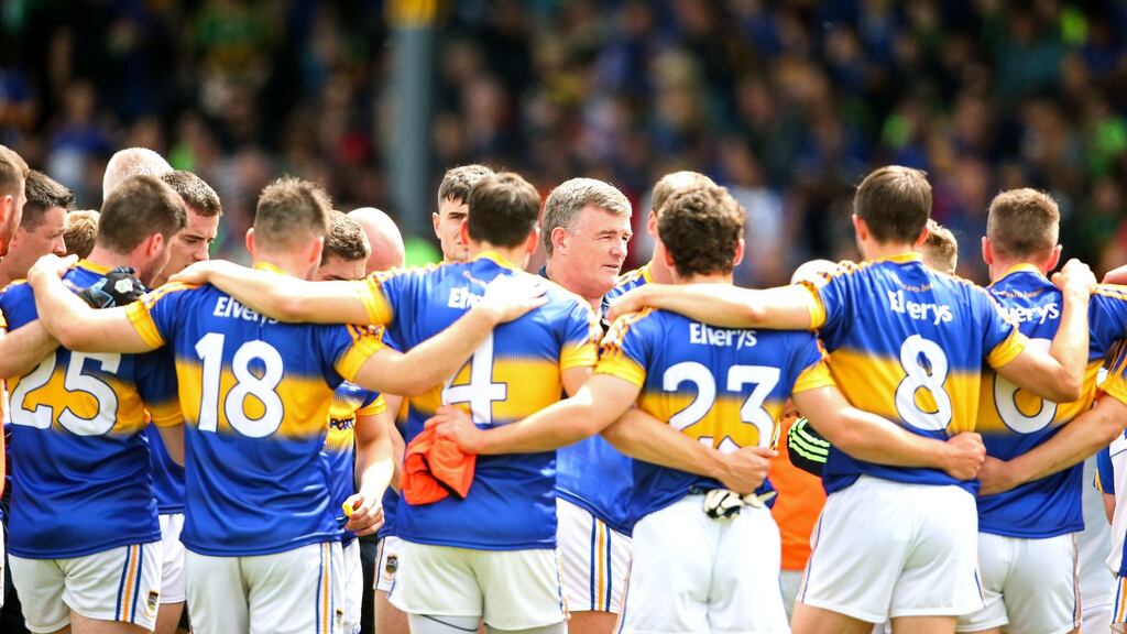An All-Ireland semi-final is a massive achievement for Tipperary and manager Liam Kearns. Photograph: Cathal Noonan/Inpho