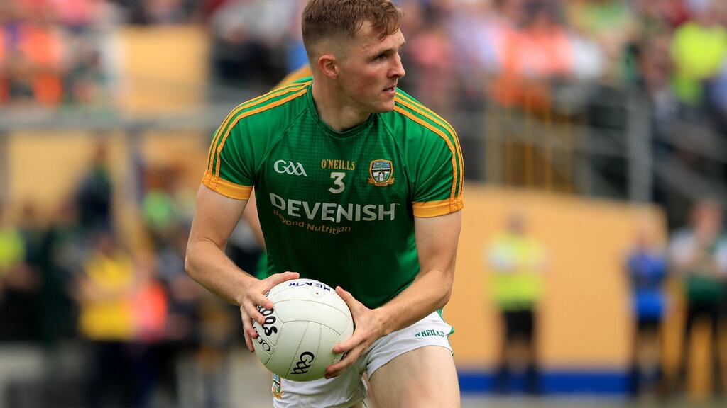Meath’s Conor McGill: ‘People are feeding off each other and no one is afraid to put themselves in positions they wouldn’t normally be. It’s starting to pay dividends.’ Photograph: Donall Farmer/Inpho