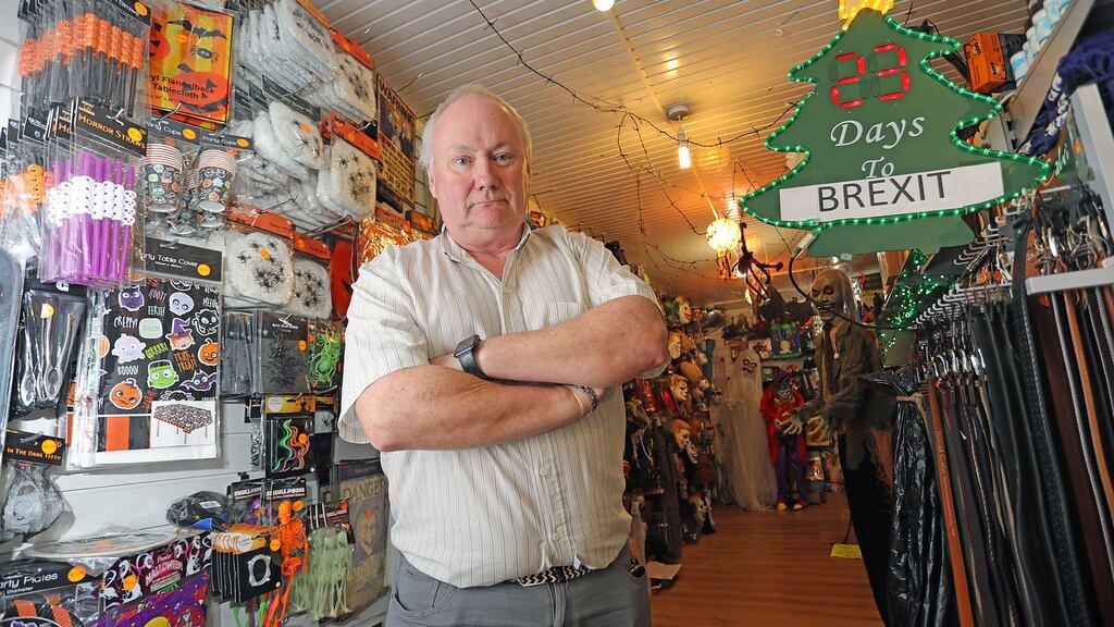 Tony Morgan in his shop, Lipton’s. Photograph: Lorraine Teevan