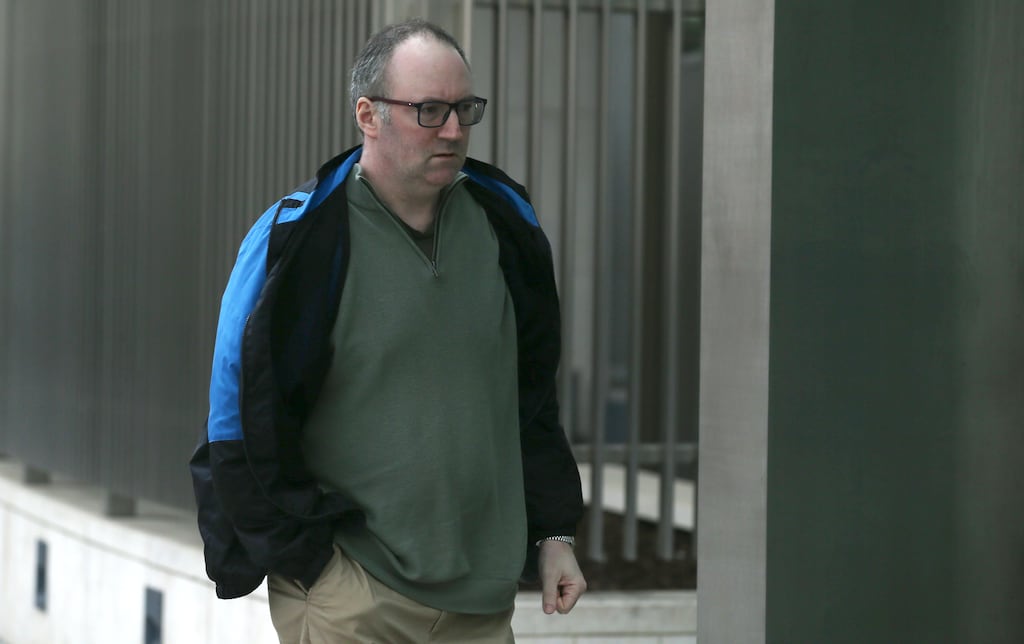 Eoghan Peavoy (53) of Brackenwood Avenue, Balbriggan, pleaded guilty to two counts of harassment of the woman on dates between February 8th, 2019, and August 23rd, 2022. Photograph: Collins Courts