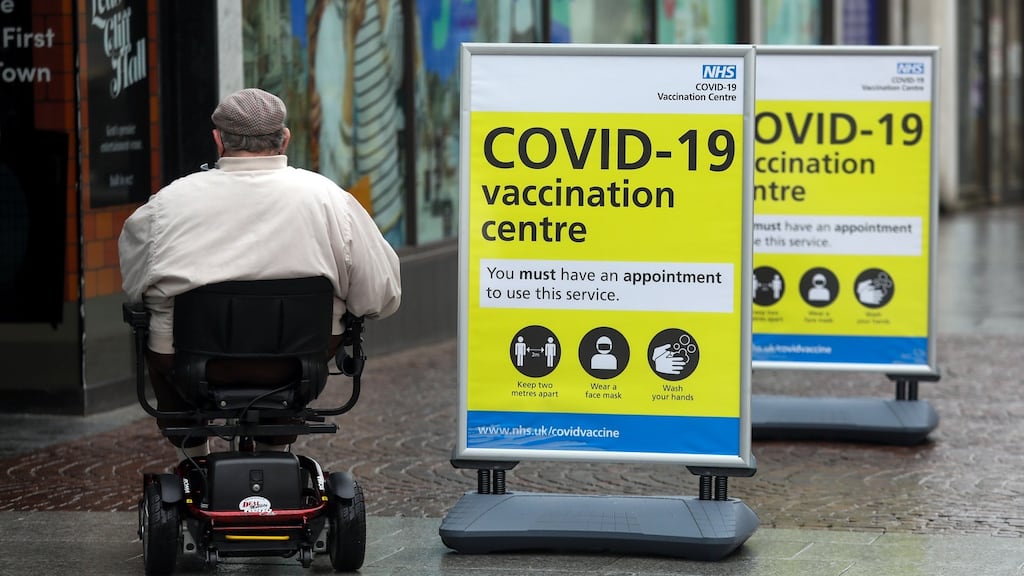 An EU demand for vaccines made in factories in Britain  fits  perfectly into the jingoistic and conflict-focused strain of British reporting on the EU. Photographer: Chris Ratcliffe/Bloomberg