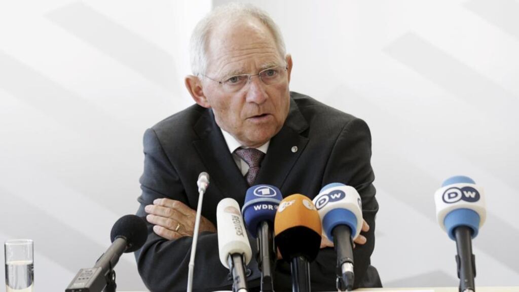 German finance minister Wolfgang Schäuble: “If it fails, it won’t be because of us.” Photograph: Ints Kalnins/Reuters
