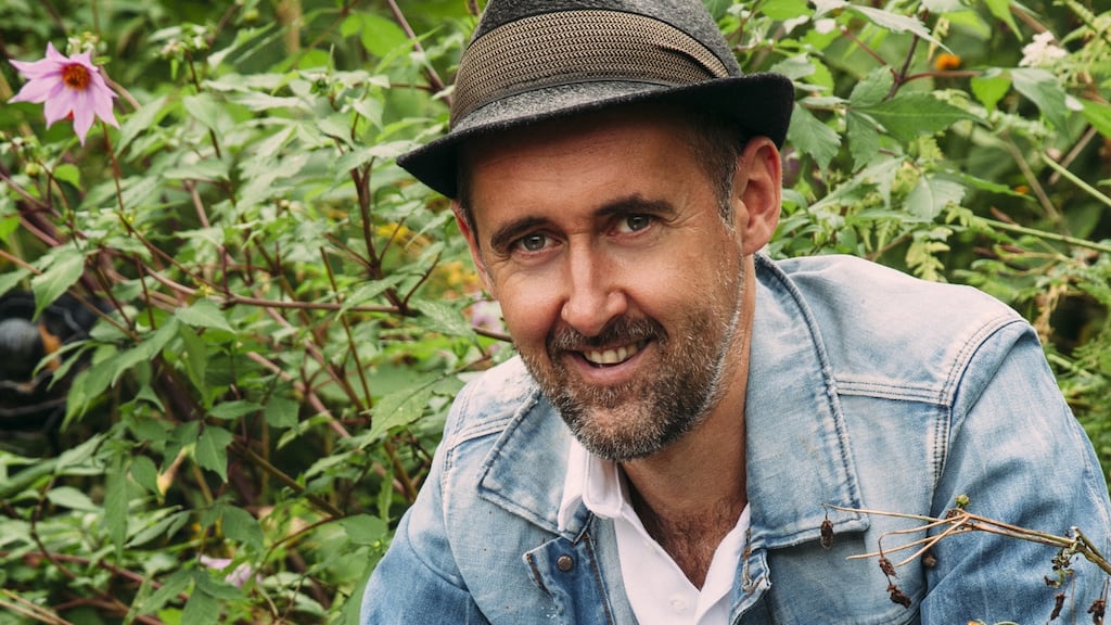Jimi Blake in his west Wicklow garden, Hunting Brook. Photograph: Sean Jackson
