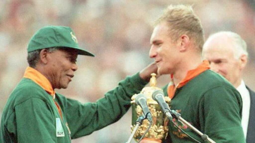 South Africa won the Rugby World Cup when they last hosted it in 1995, but may be prevented from doing so again in 2023. Photograph: Getty