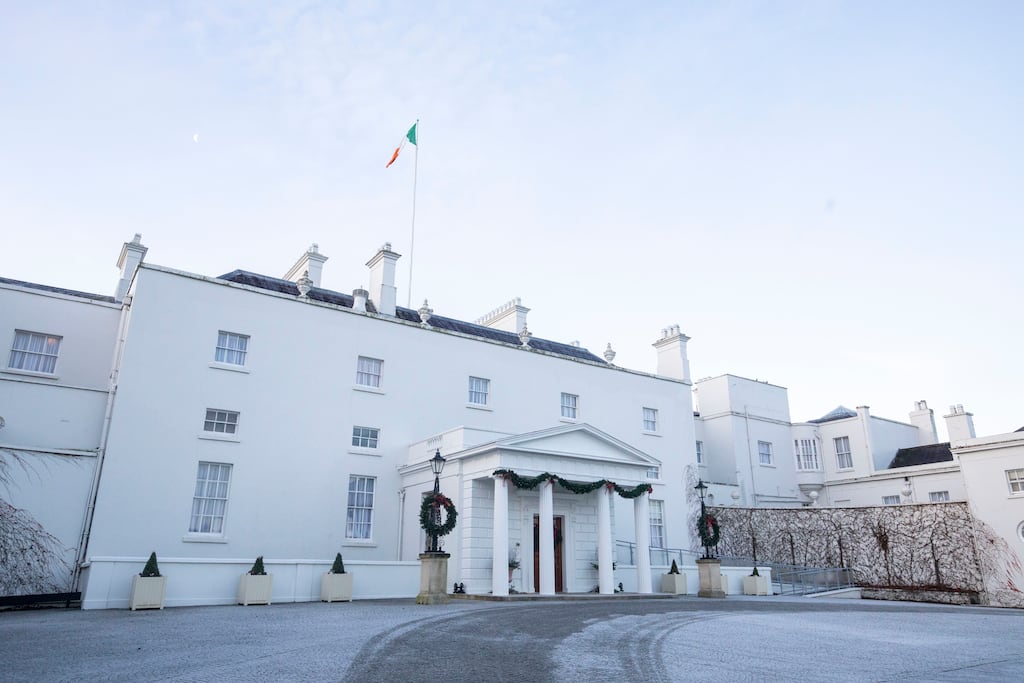'I hear Michael D Higgins saying we should embrace inclusion. Fine, I have no problem with that but he has 95 rooms in Áras an Uachtaráin. Did he take in many Ukrainians?' Cllr Tom Connolly has said. Photograph: Tom Honan