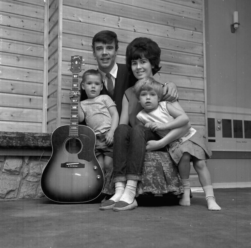 A young Kim Wilde with her parents, Marty Wilde and Joyce Baker, and brother, Ricky, in 1964. Photograph: Terry Disney/Express/Getty