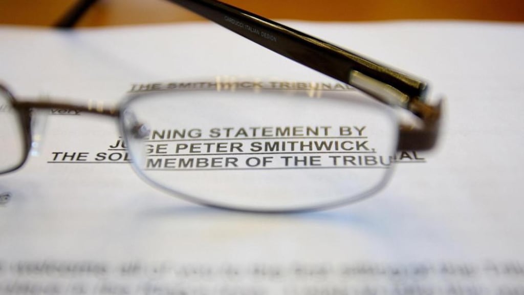 It was likely that the IRA was tipped off by somebody inside Dundalk Garda station to assist in the 1989 murders of two RUC officers, the Smithwick Tribunal has found.   Photograph:Julien Behal/PA Wire.