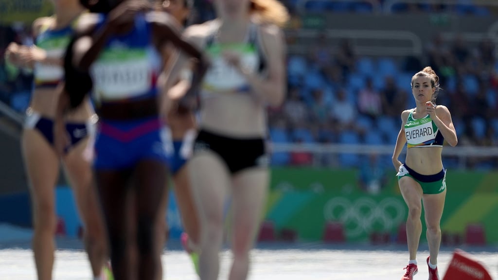 Ireland’s Ciara Everard during the 800m heats in Rio. Photograph: Dan Sheridan/Inpho