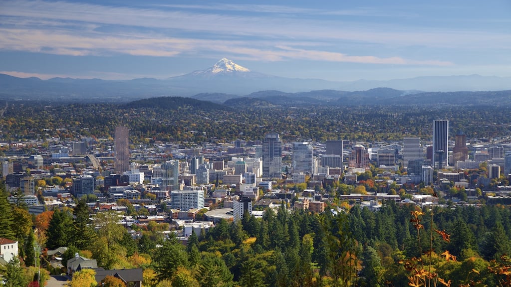 Portland, Oregon, is proudly green and sustainable, with ambitious 2050 targets for emissions and renewable energy. Photograph: iStock