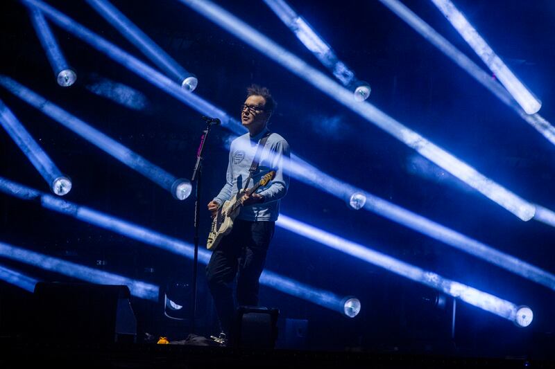 Blink-182: Mark Hoppus. Photograph: Tom Honan