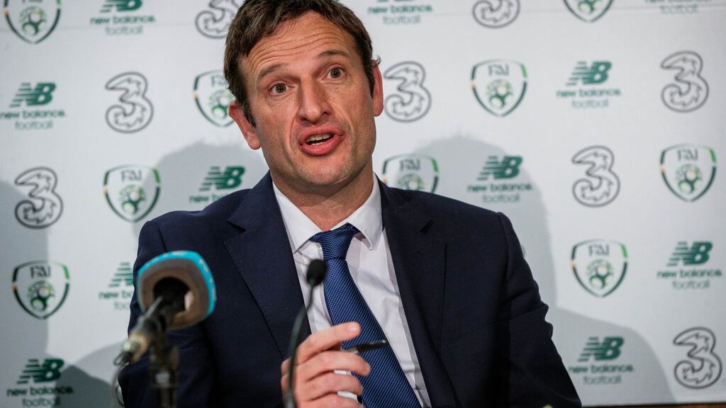 File photo of Noel Mooney during his secondment at the FAI. Photo: Ryan Byrne/Inpho