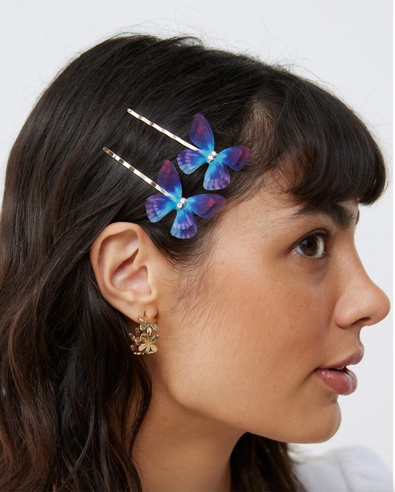 Butterfly clips, €17.50 for two, Oliver Bonas