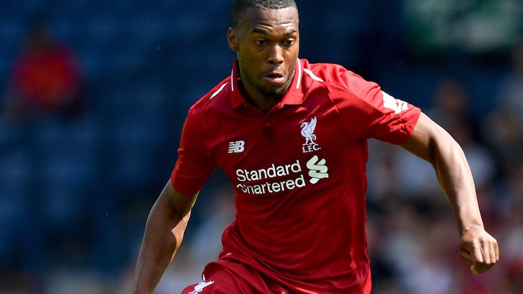 Liverpool manager Jürgen Klopp has been impressed by Daniel Sturridge’s pre-season and is prepared to give the striker another chance. Photograph: Devlin/PA