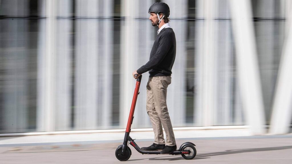 eXS Kick Scooter: Electric scooter has a range of 25km