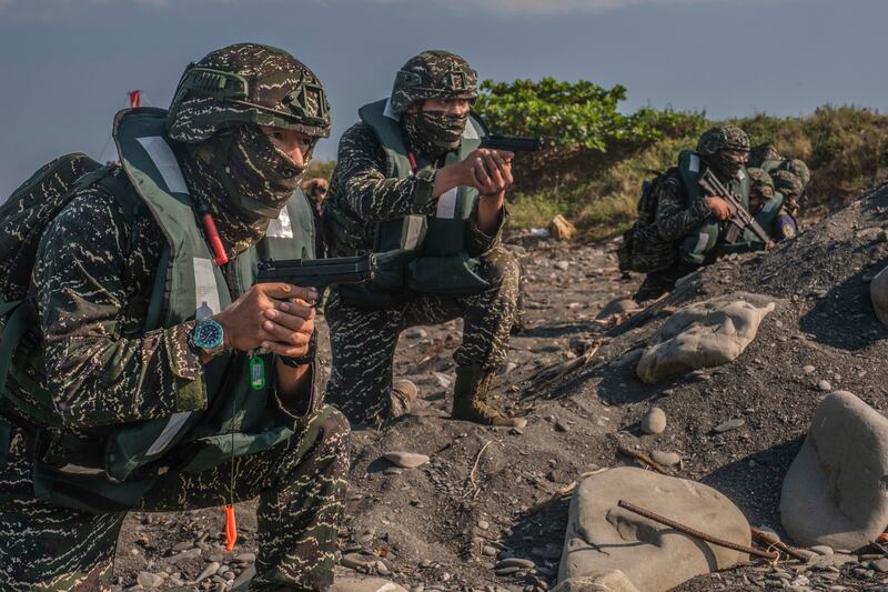 China’s declaration during Nancy Pelosi’s visit to Taiwan that it would begin live-fire military exercises in six locations encircling the island could set up the largest crisis in the Taiwan Strait since 1996. Photograph: Lam Yik Fei/The New York Times