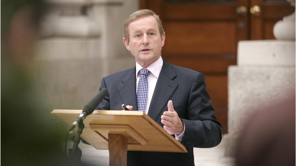 Taoiseach Enda Kenny has defended Tánaiste and Minister for Justice Frances Fitzgerald over her response to the threatened Garda strike. File photograph: Dara Mac Dónaill/The Irish Times