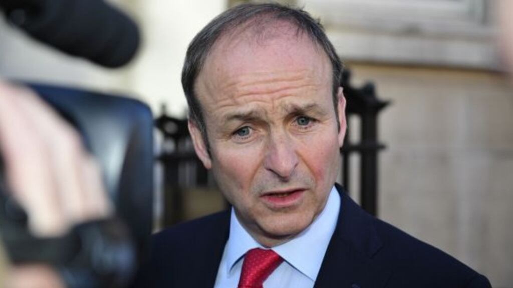 Fianna Fáil leader Micheál Martin: ‘You can’t live from week to week. There will be complete uncertainty.’ File photograph: Aidan Crawley/The Irish Times