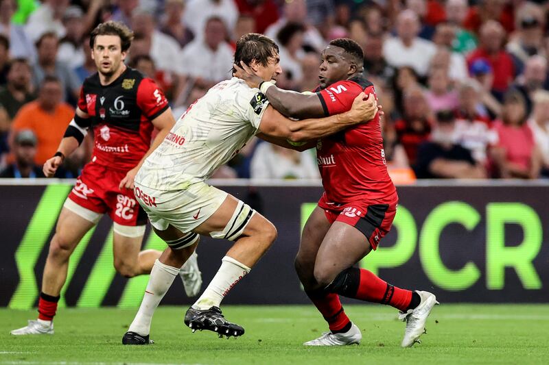 Eben Etzebeth courted controversy for a clear-out. Photograph: James Crombie/Inpho