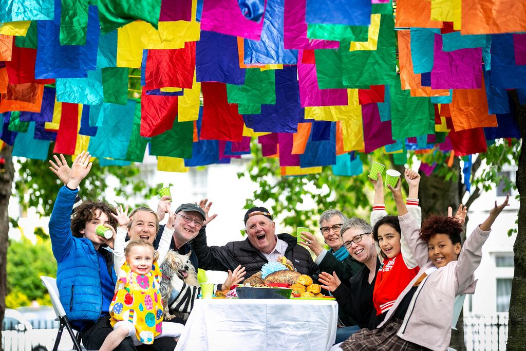 'It doesn’t have to be fancy or too elaborate. If there are enough people involved, it takes very little effort,' says Iseult Coffey, a street feast organiser. Photograph: Shane O'Neill/Coalesce