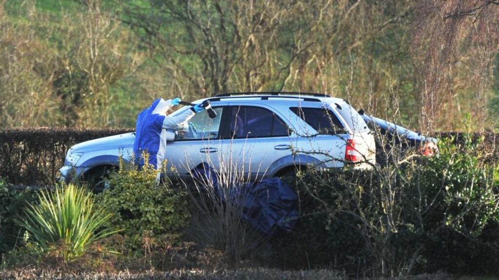 Victim (65) was driving home with his wife from Randalstown shortly after midnight when their car was intercepted by two vehicles. Photograph: Justin Kernoghan