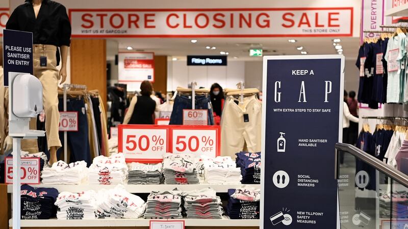 In the summer Gap said it would close its stores in Ireland - now it might be coming back via Next. Photograph: Andy Rain/EPA