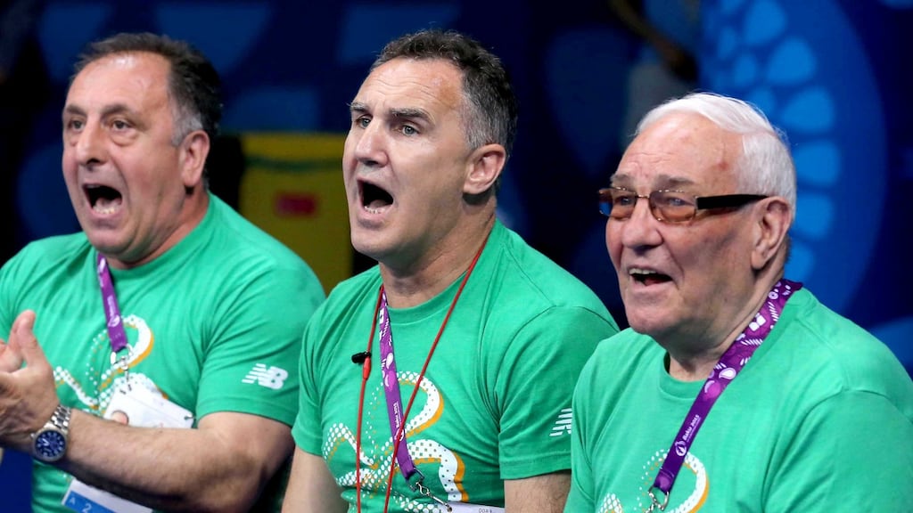 Former Ireland boxing coach Billy Walsh at the recent World Championships in Doha. Photo: Ryan Byrne/Inpho