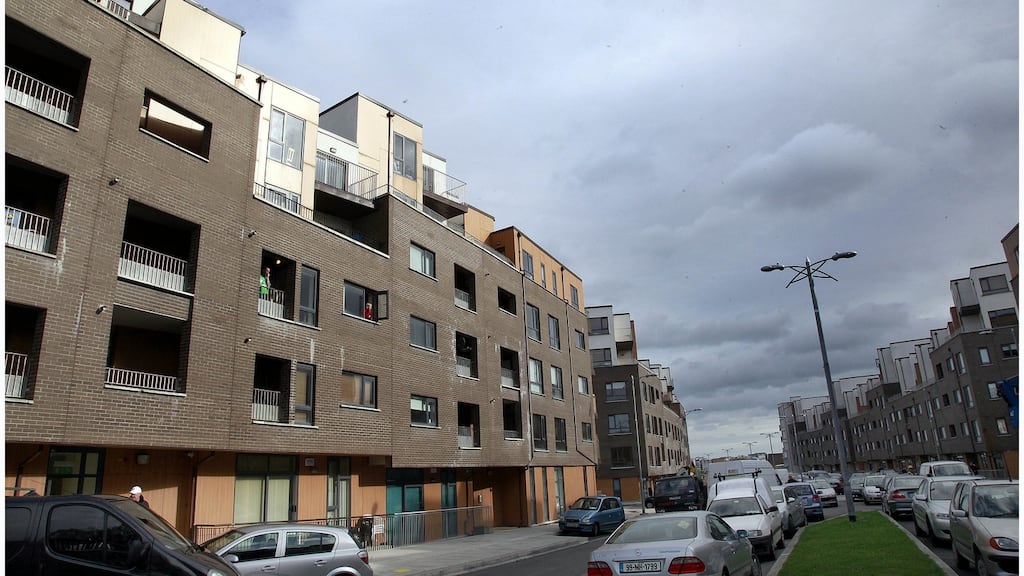 The Priory Hall complex in Dublin, from which residents were evacuated over fire safety defects in October 2011. Tom McFeely was one of its two developers. Photograph: Alan Betson