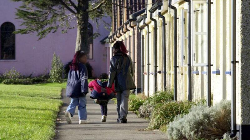 Asylum seekers at the Mosney centre in Meath. Ireland’s direct-provision system is “very dehumanising” for asylum seekers, says migration expert Alexander Betts, Photograph: Alan Betson