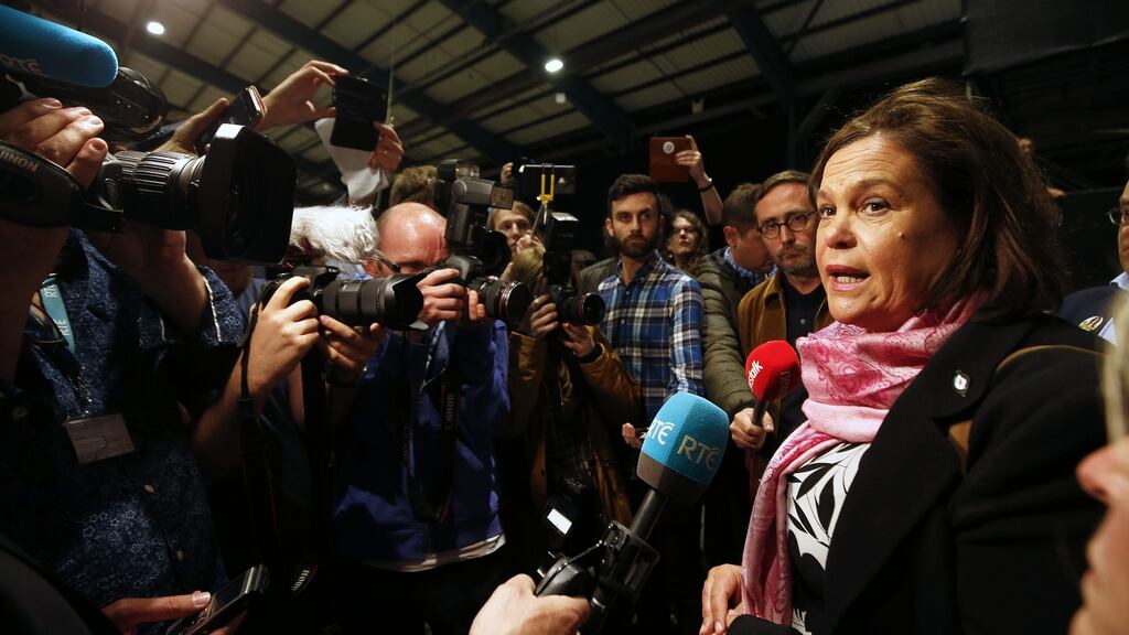 Mary Lou McDonald: the Sinn Féin leader will be deeply concerned by the party’s poor performance in both the European and local elections. Photograph: Nick Bradshaw