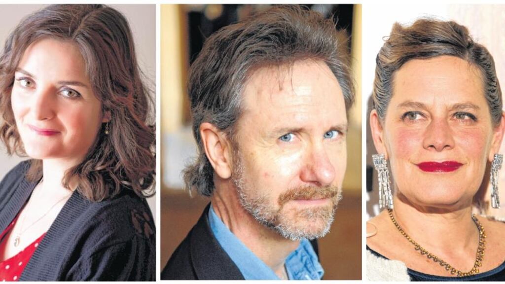 Nuala Ní Chonchúir, Ron Rash and Deborah Levy. Photographs: Emilia Krysztofiak, Ulf Andersen/Getty Images, Ben Pruchnie/Getty