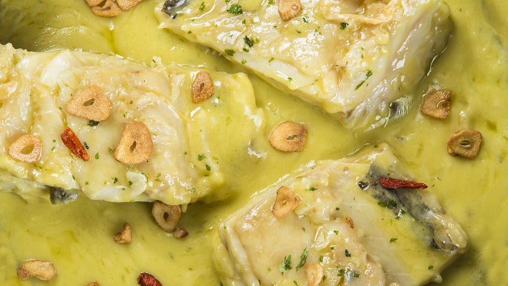 Pilpil sauce with baked fish. Photograph: iStock
